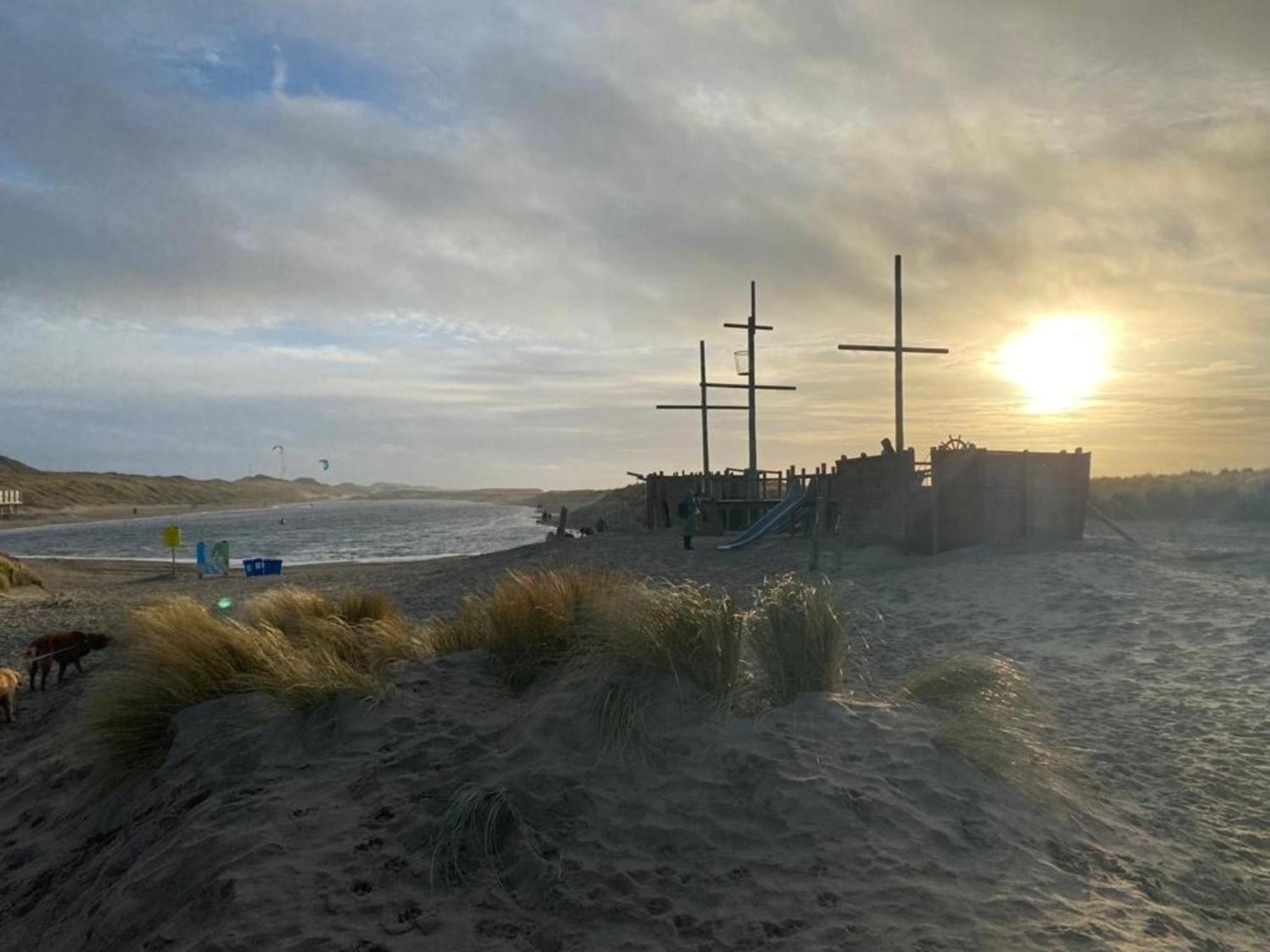N 9Strandnahes, Hunde-Familienfreundliches Ferienhaus Каллантсог Экстерьер фото